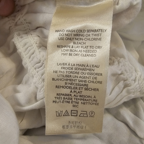 White Free People Women's Ellie Crochet Top - Picture 9 of 10